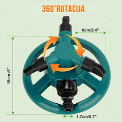 AQUA ROTOR - Prskalica za zalivanja sa rotacijom 360 stepeni