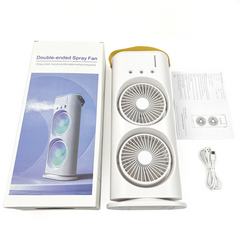 TWIN COOL – Ventilator sa Dvostrukom Prskalicom za Osveženje