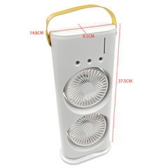 TWIN COOL – Ventilator sa Dvostrukom Prskalicom za Osveženje