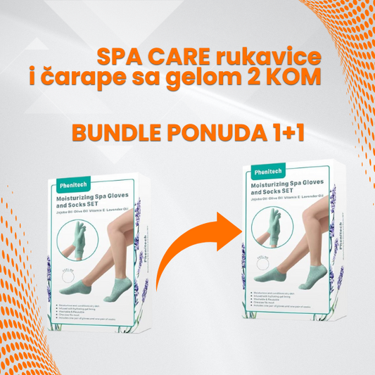 SPA CARE Par rukavica i čarapa sa gelom za hidrataciju kože ( 2 kutije )