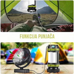 KAMPER LED - Multifunkcionalna LED lampa idealna za prirodu