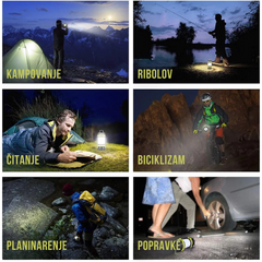 KAMPER LED - Multifunkcionalna LED lampa idealna za prirodu