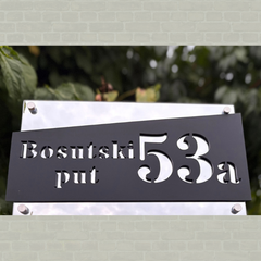 Kućni broj od akrila