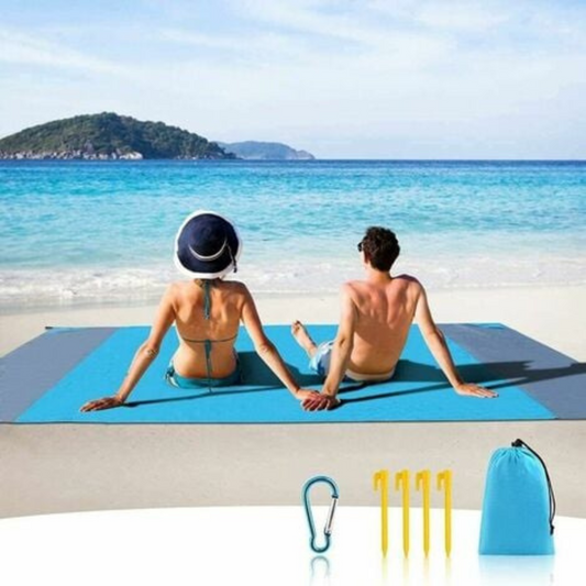 MAT PLUS Prostirka za Plažu – Vodootporna, Sklopiva i Laka za Nošenje